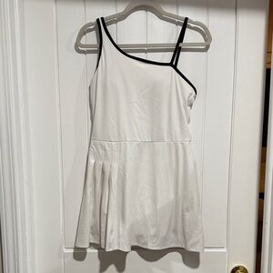 All in Motion White Top with Black Accents